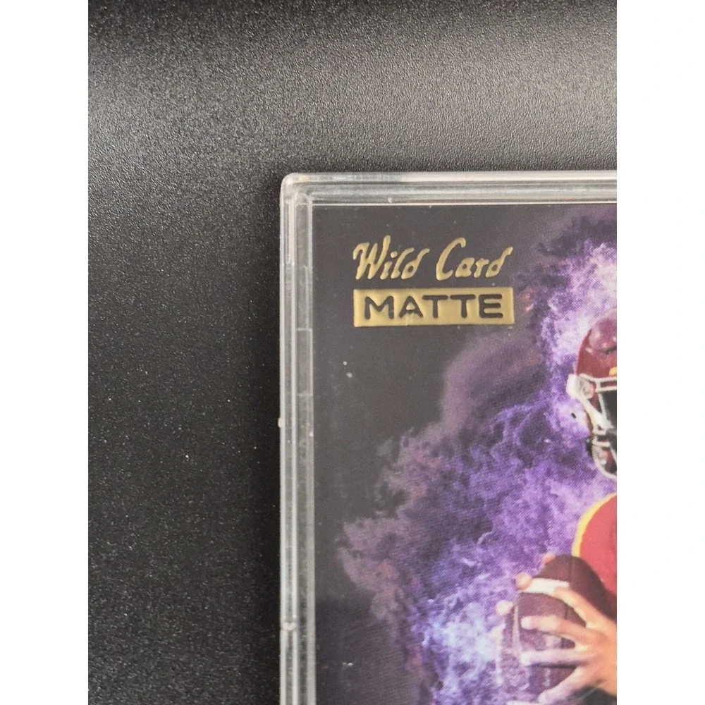 2023 Wild Card Matte Caleb Williams ##RH-CW Rookie Heat Purple Smoke /100